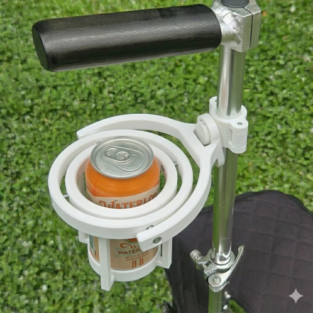 Zuca Cart Stabilized Cup Holder | Disc Golf | Fits Yeti Rambler & 12oz Cans product image (8)