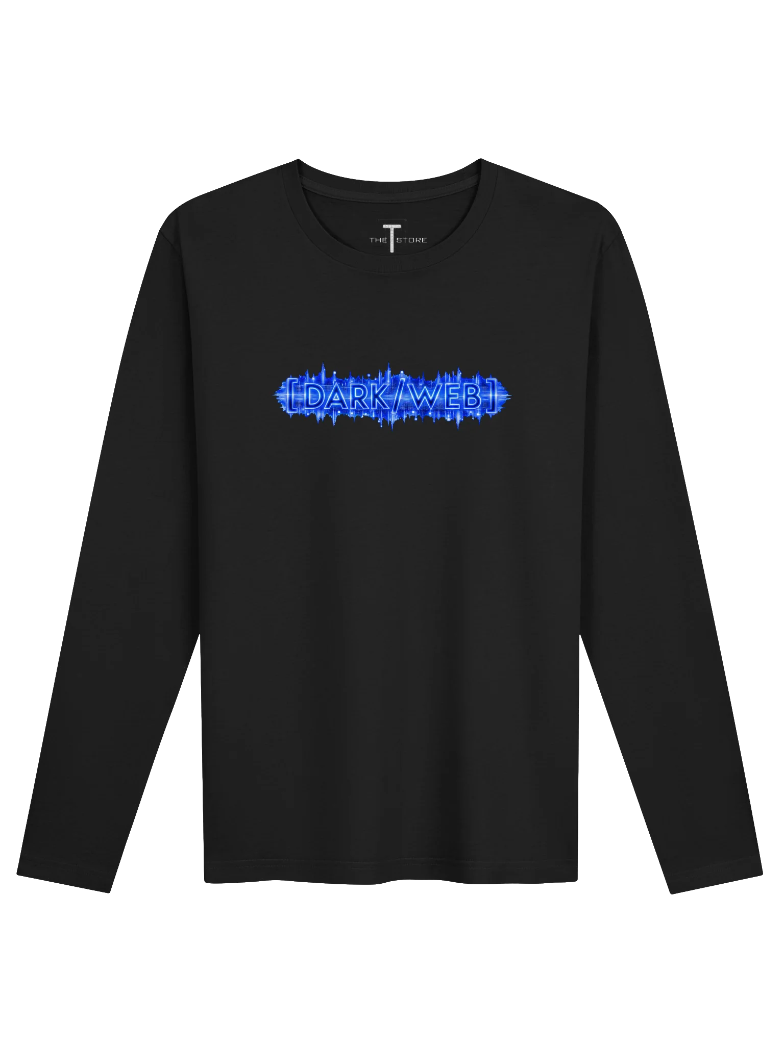 [DARK/WEB]: Title Art Premium Fitted Long Sleeve Crew Unisex product image (1)