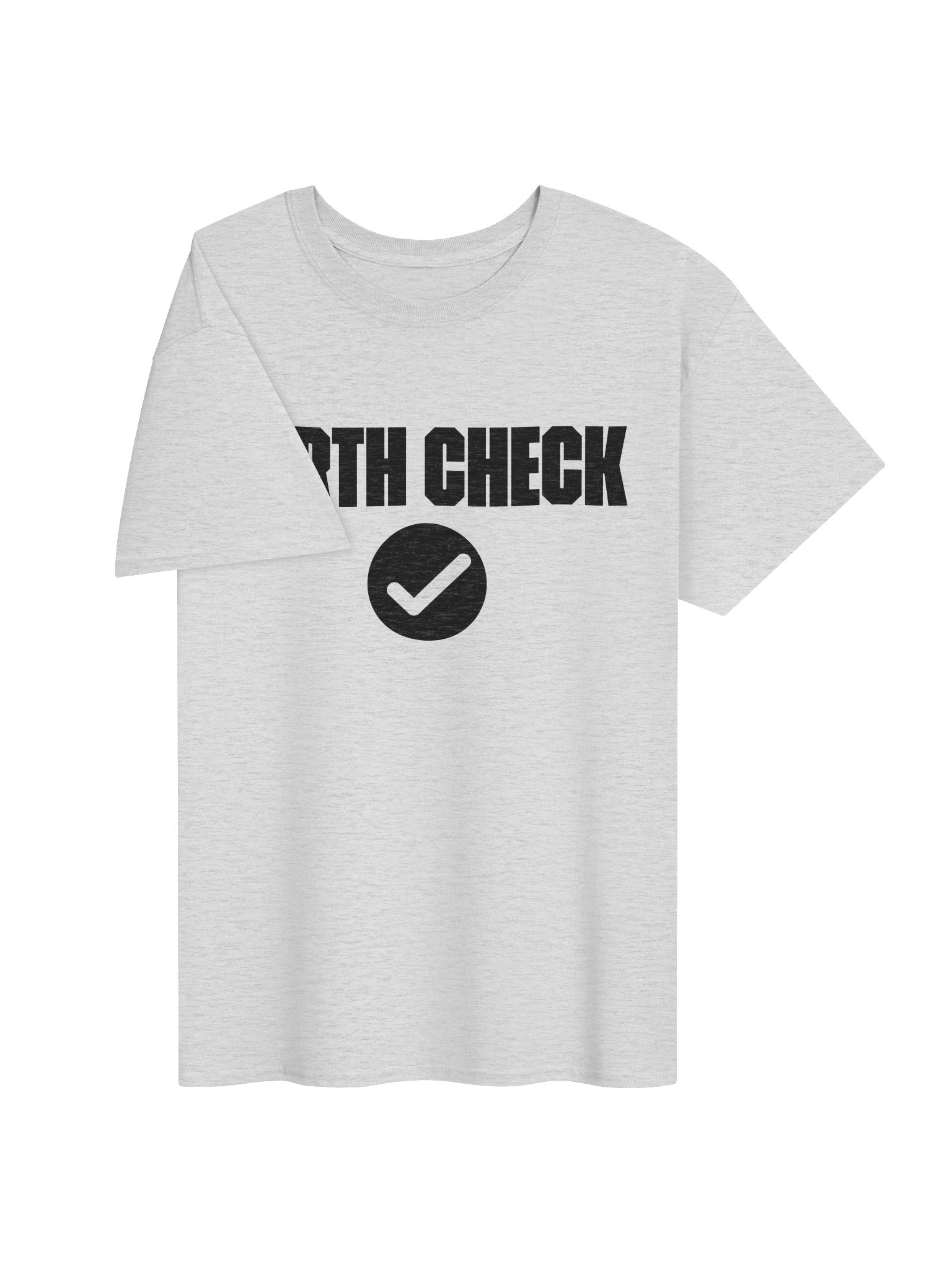 Girth Check Light Gray Heather Unisex Shirt product image (3)