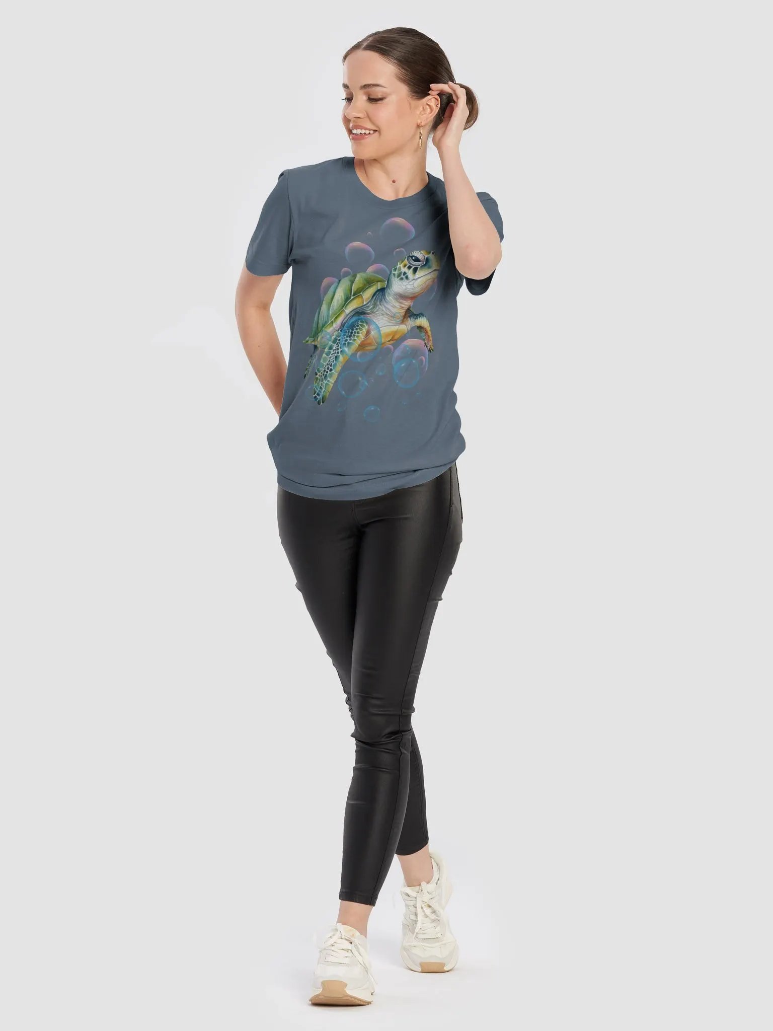 Sea Turtle Bubble T-Shirt product image (6)
