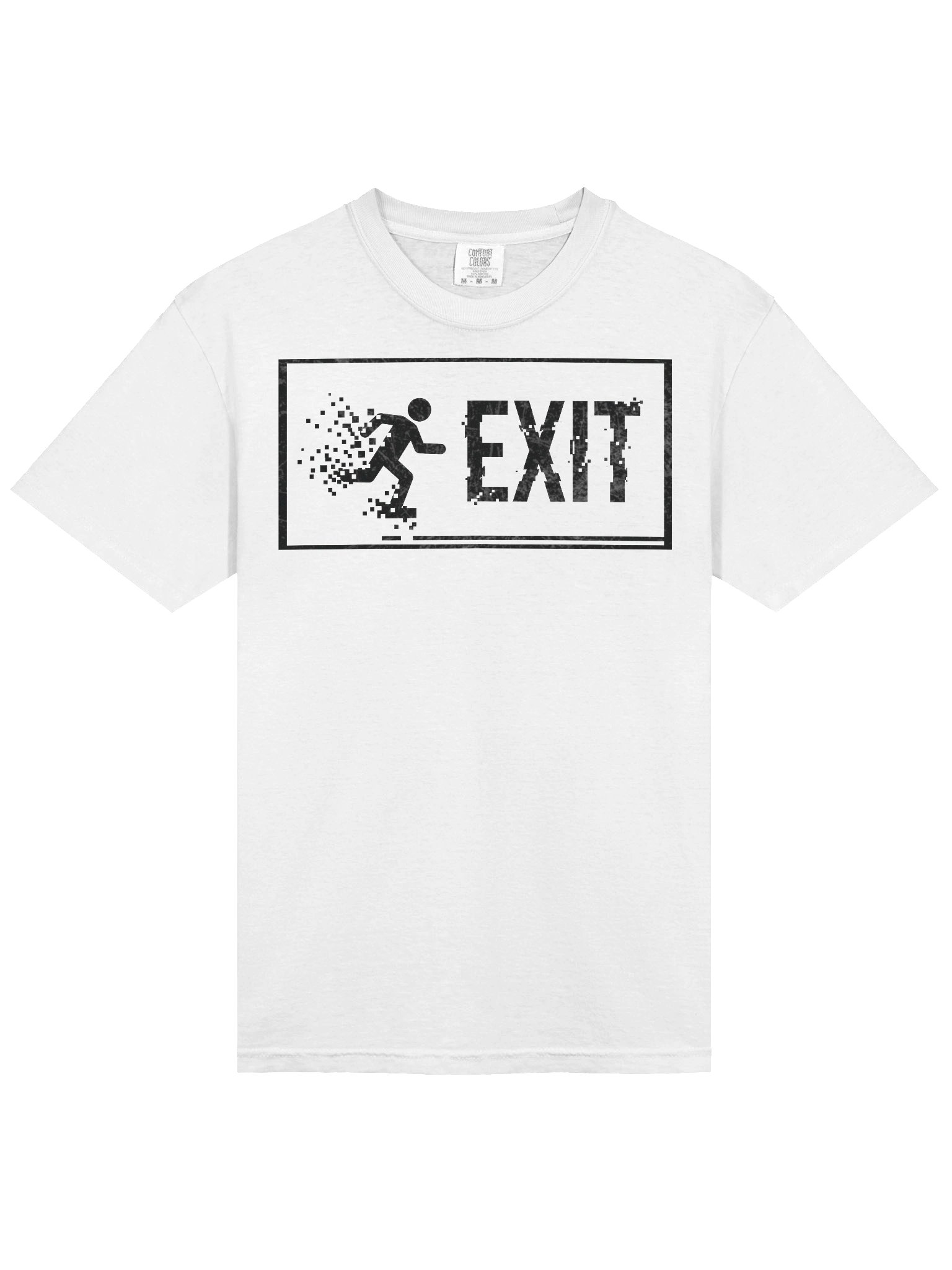 OBJECT 010: NO_EXIT // CLINICAL_WHITE - Backrooms Liminal Space Tee product image (4)