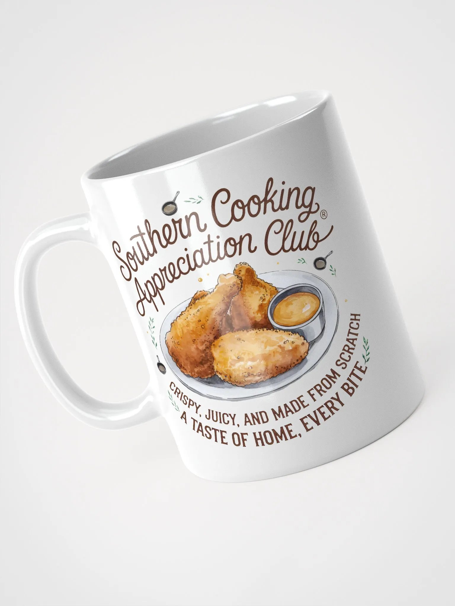 Southern Cooking Appreciation Club White Glossy Mug product image (9)