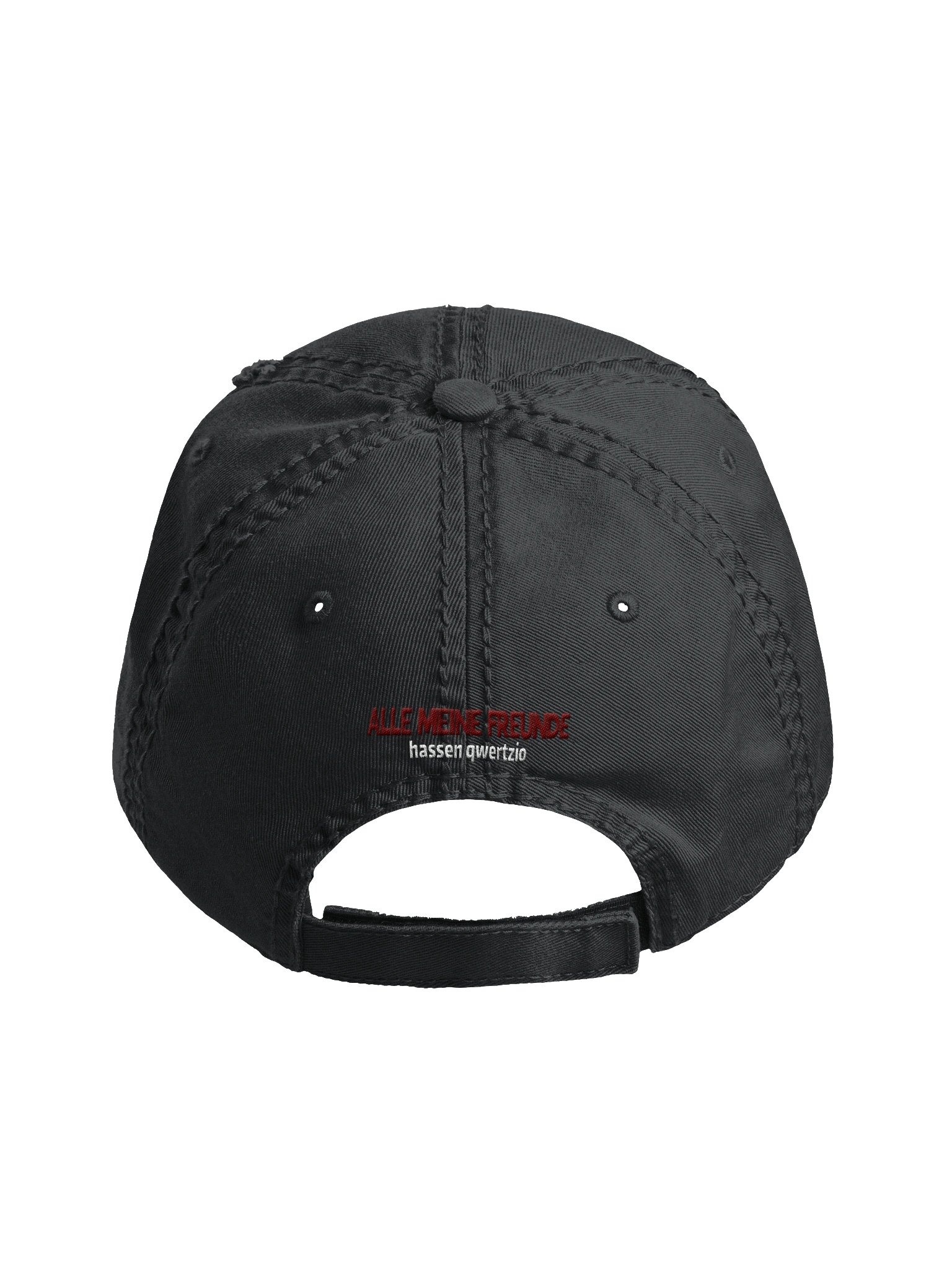 "ALLE MEINE FREUNDE hassen qwertzio" Cap product image (8)
