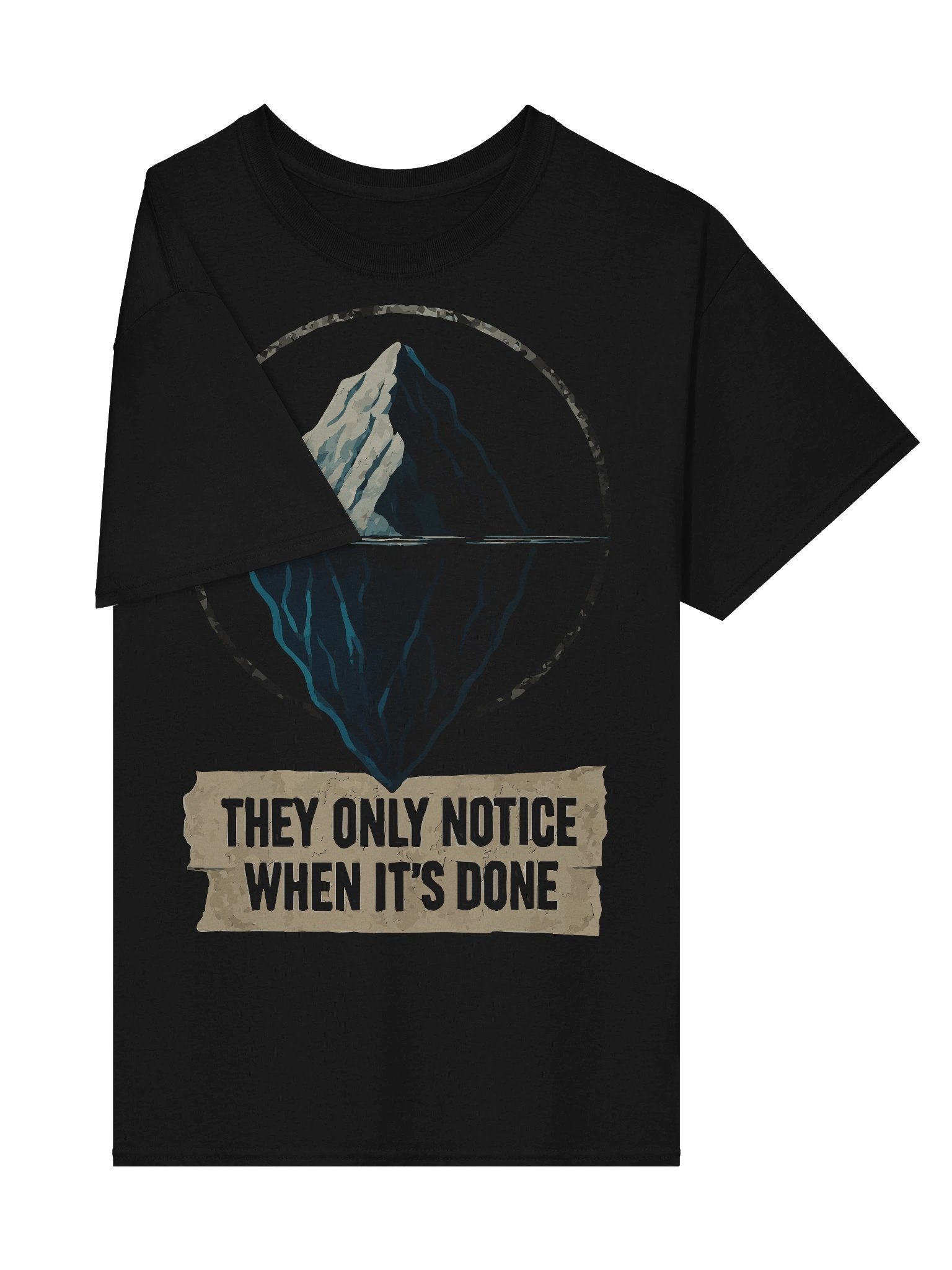 Hidden Effort Iceberg Motivation T-shirt product image (4)