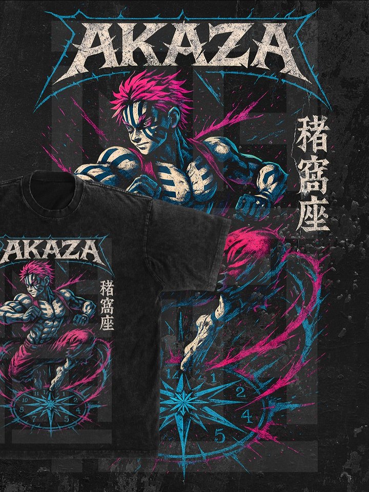 akaza Demon slayer | Kimetsu no Yaiba t-shirt PNG design product image (1)