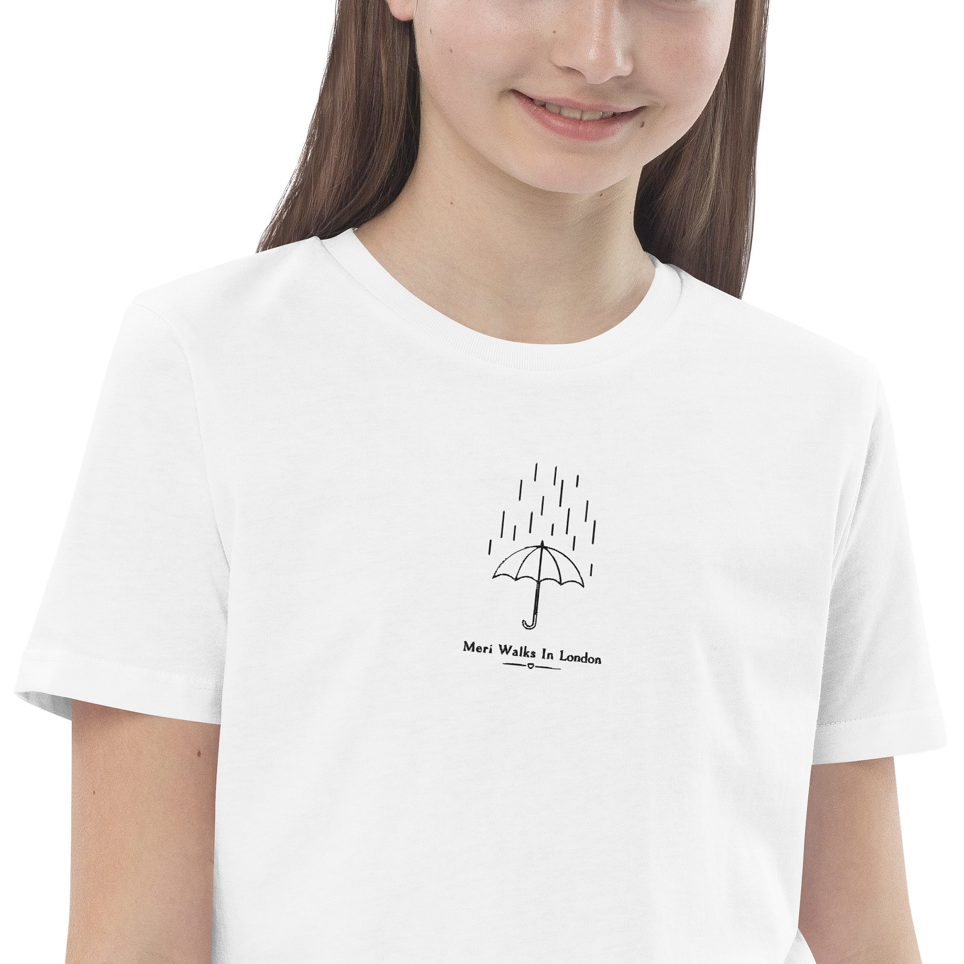 Stanley/Stella Organic Cotton Kids T-Shirt - Minimal Umbrella Design product image (10)