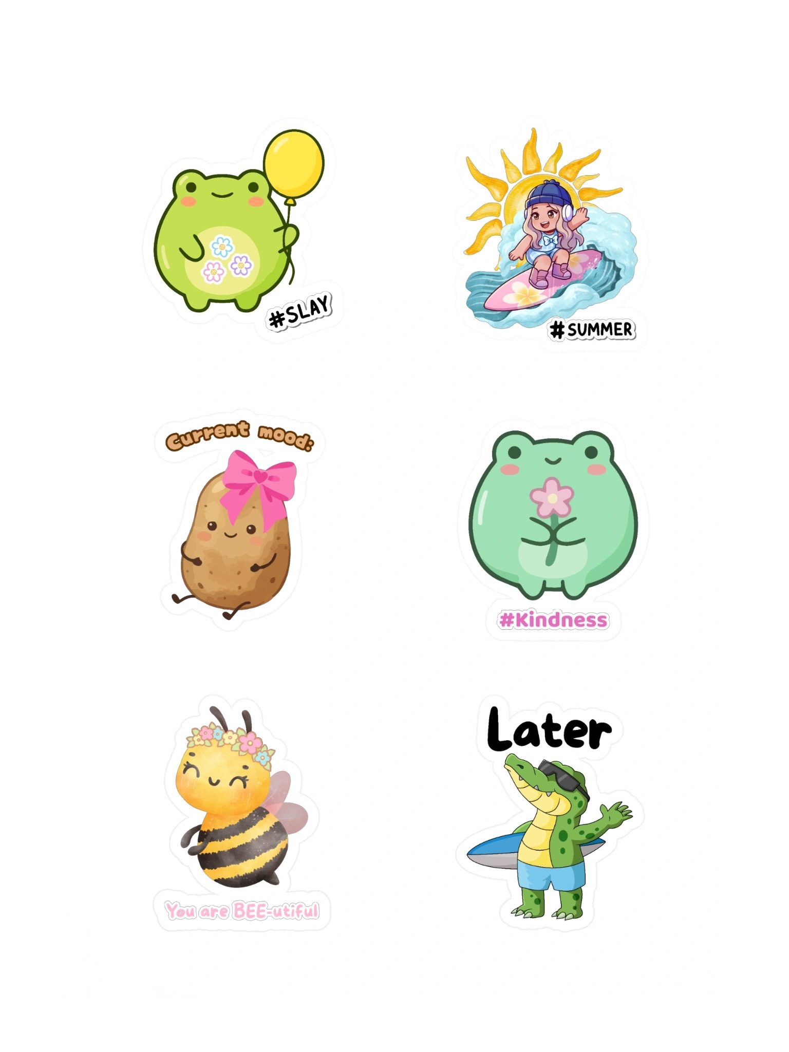 Aviella's Kiss-Cut Kawaii Sticker Sheet product image (3)