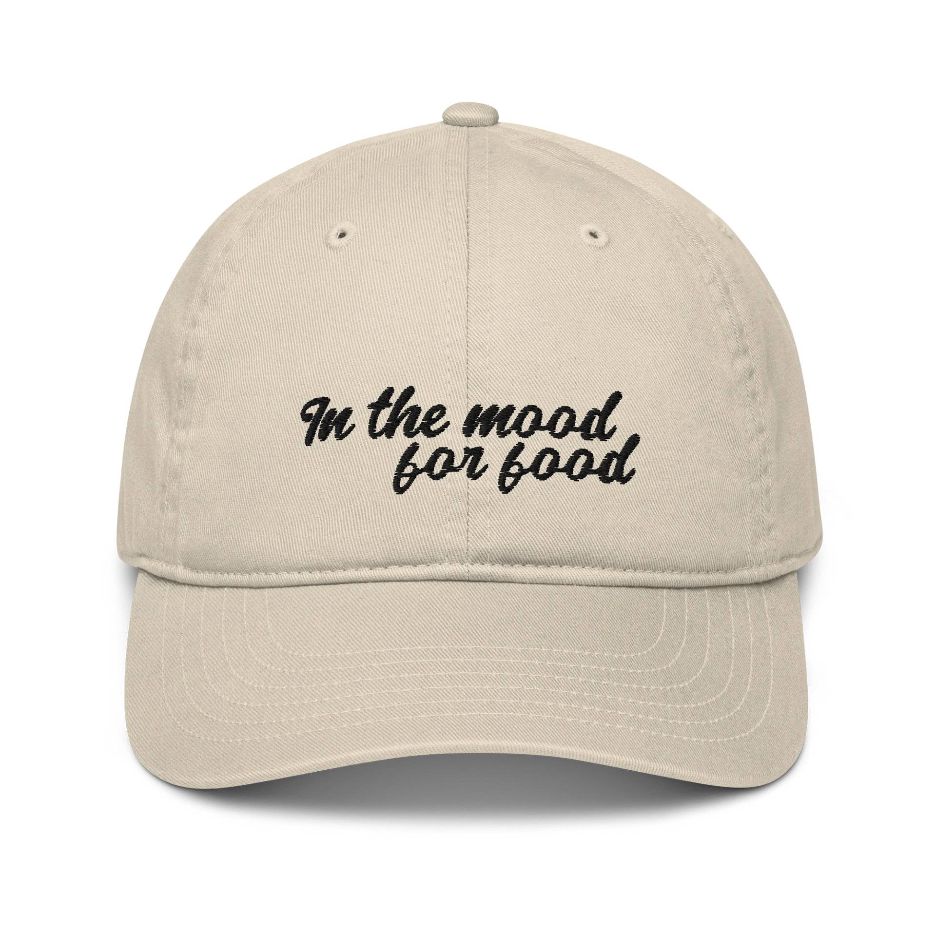 In The Mood For Food | Organic Dad Hat – Black Pepper product image (1)