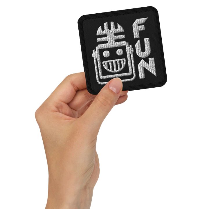 FUN Square Embroidered Patch product image (2)