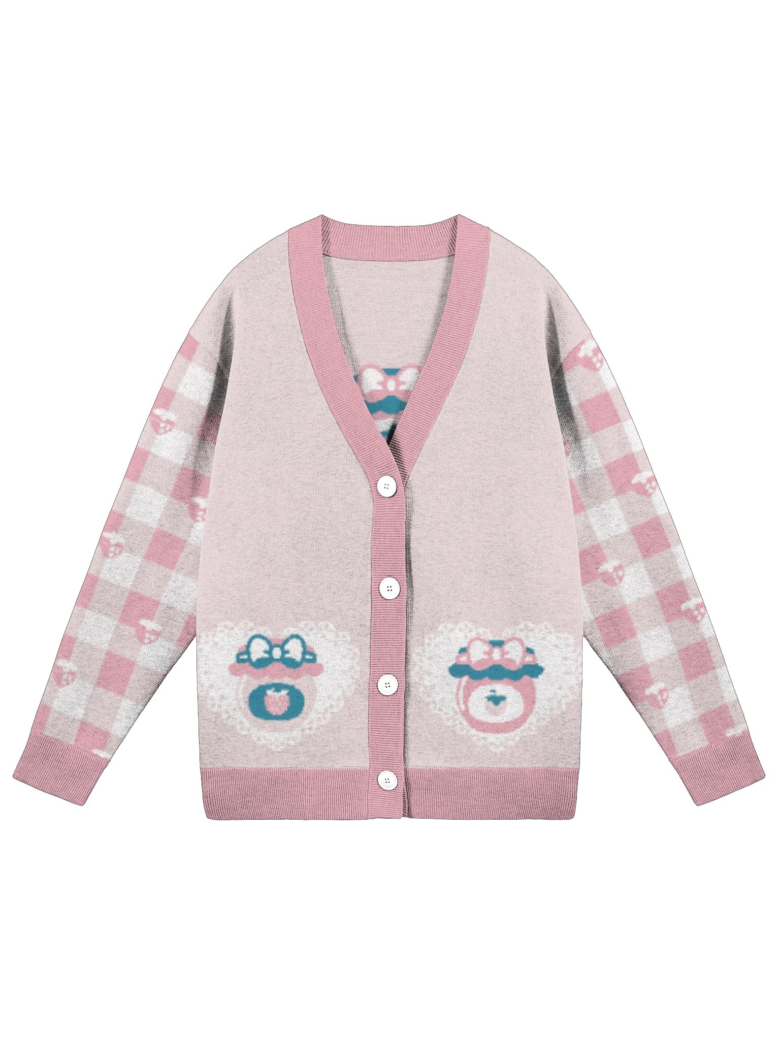 Jam Jamboree Cardigan – Pastel Pink product image (2)