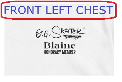 YOUR NAME: [Honorary Member] + white shirt of choice product image (2)