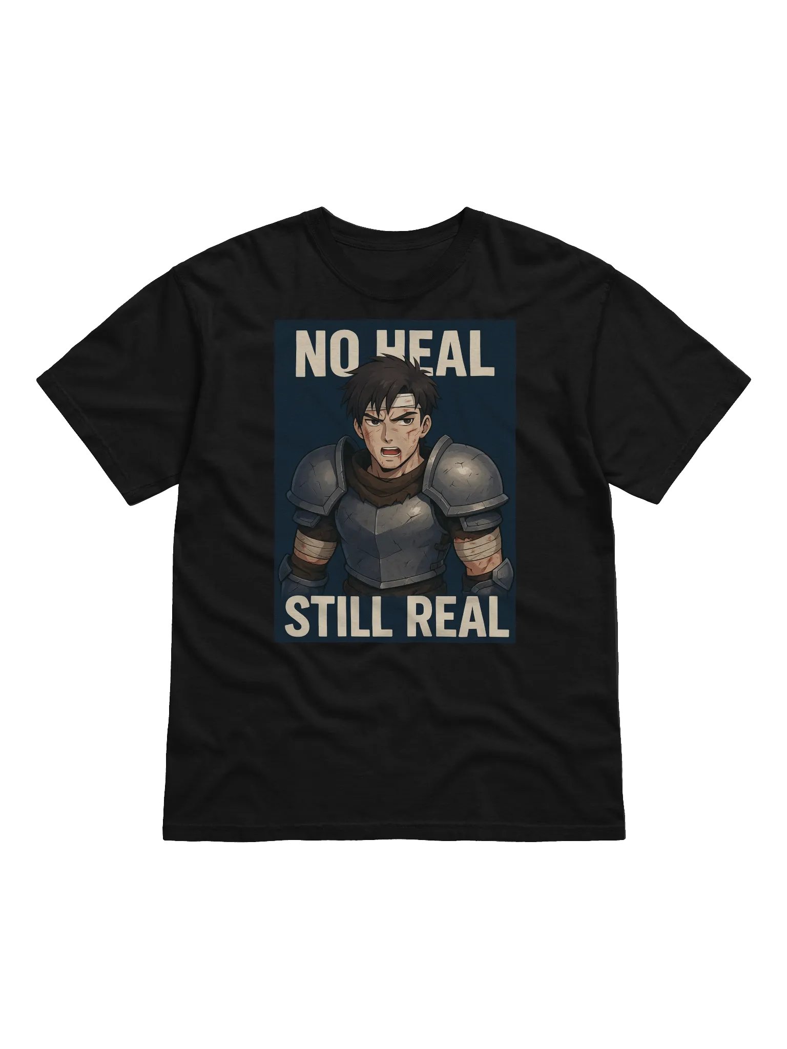 NO HEAL STILL REAL Illustrated T-Shirt product image (3)