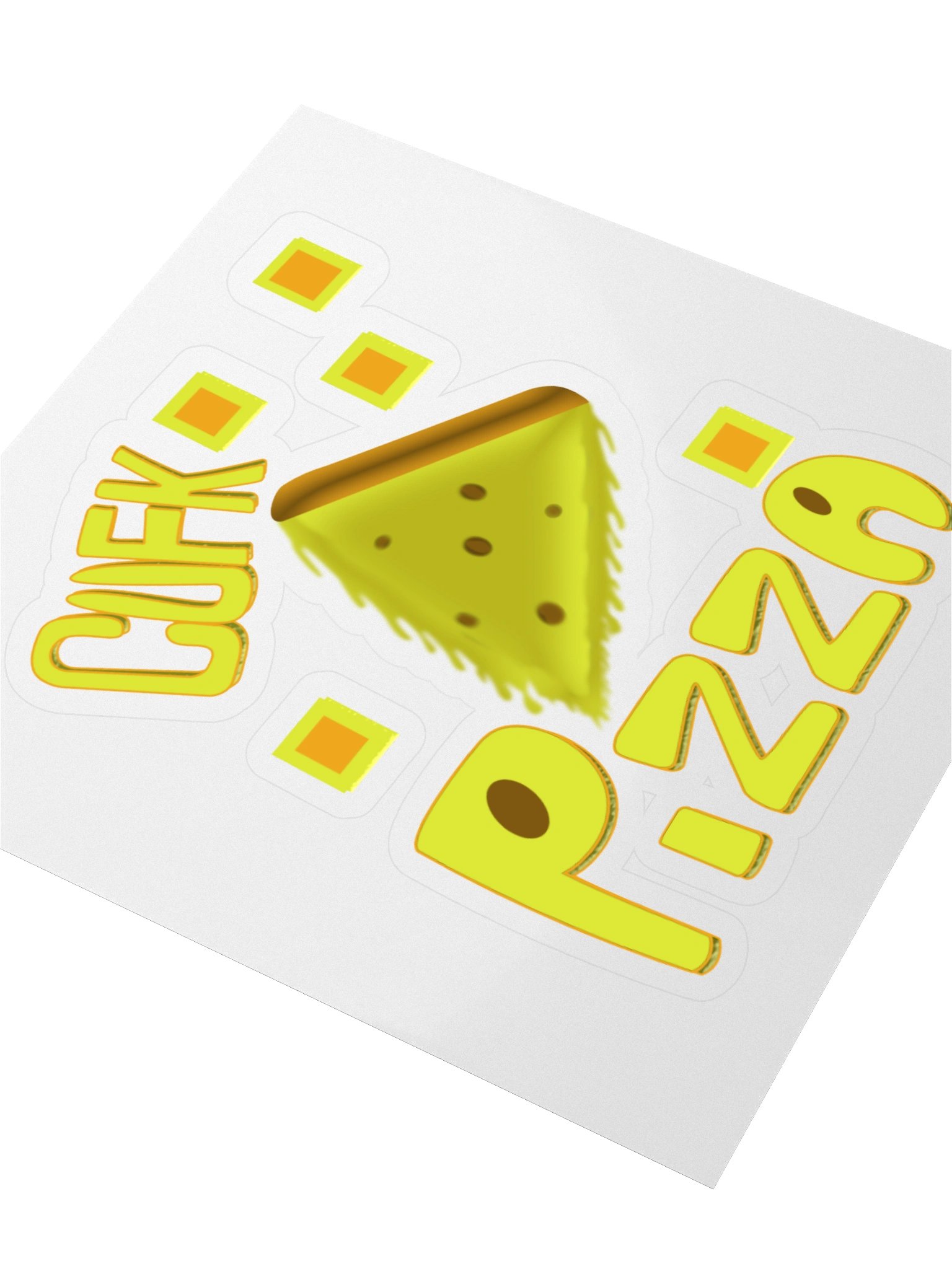 CUFK Pizza Cutout Stickers product image (3)