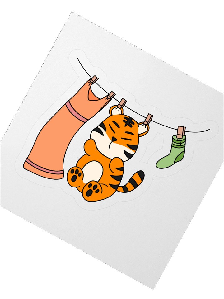 "Hanging in There" Sticker product image (2)