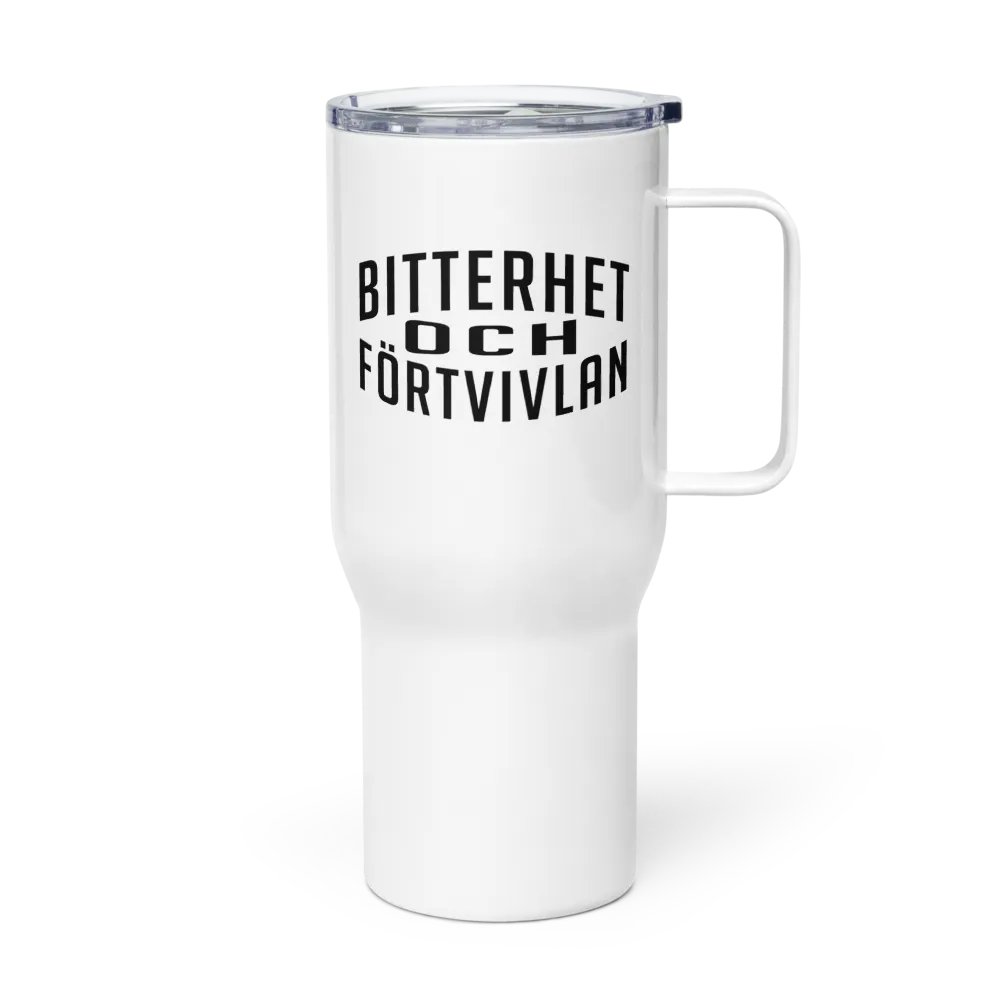BITTERHET & FÖRTVIVLAN - TRAVEL MUG product image (4)