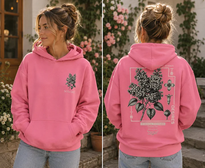 Shadow Botanicals - Lilac Hoodie