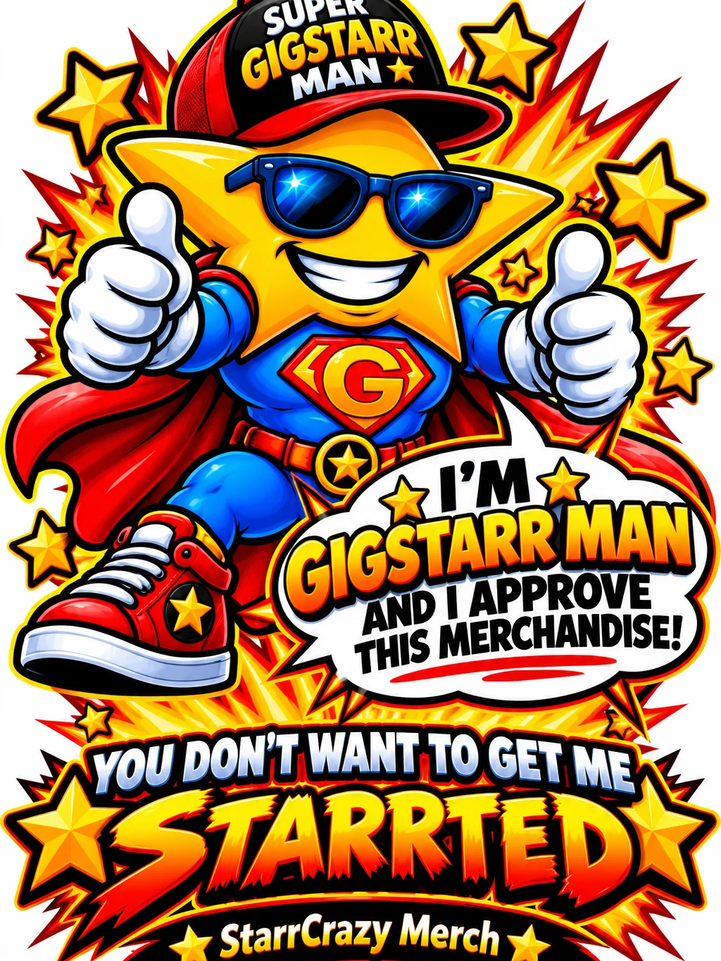 You Don’t Want to Get Me Starrted – Gig Worker Rant Tee product image (2)