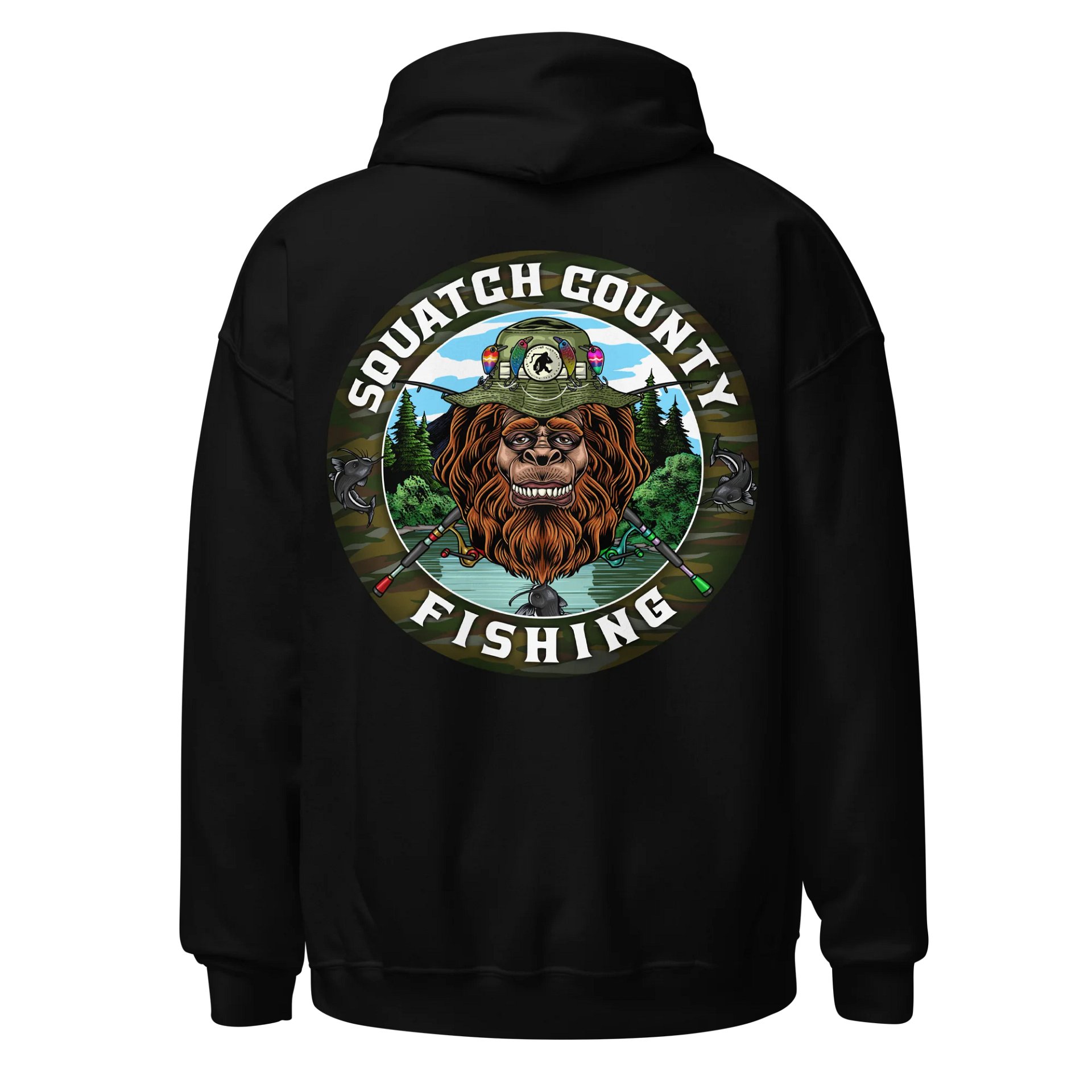 OG Squatch County Fishing logo Hoodie product image (4)