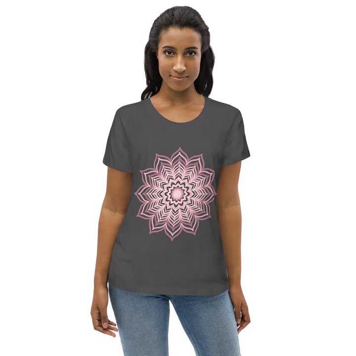 Gradient Lilac Mandala Women's Eco T-Shirt product image (2)