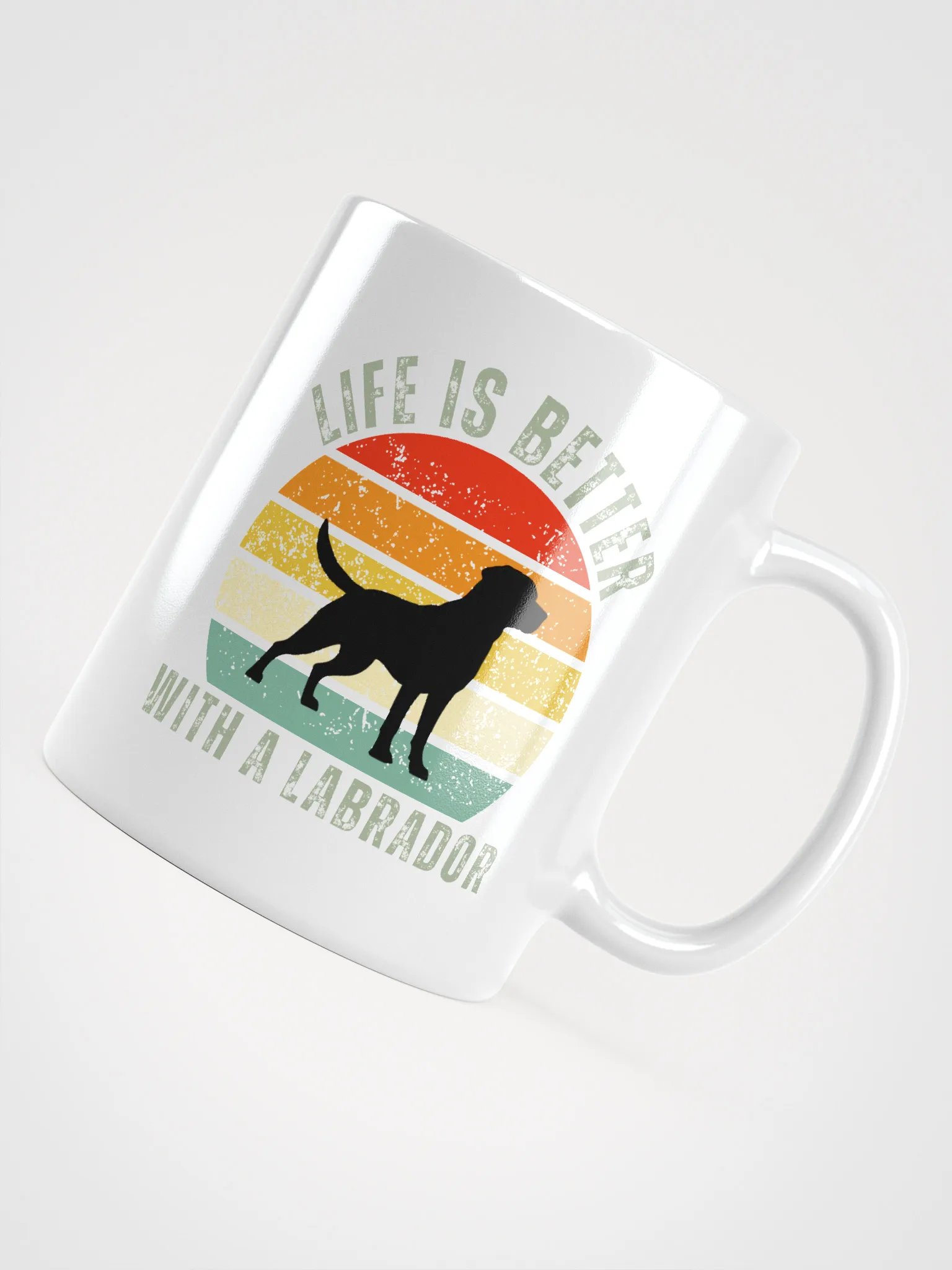 Sunset Silhouette Dogs Mug product image (4)