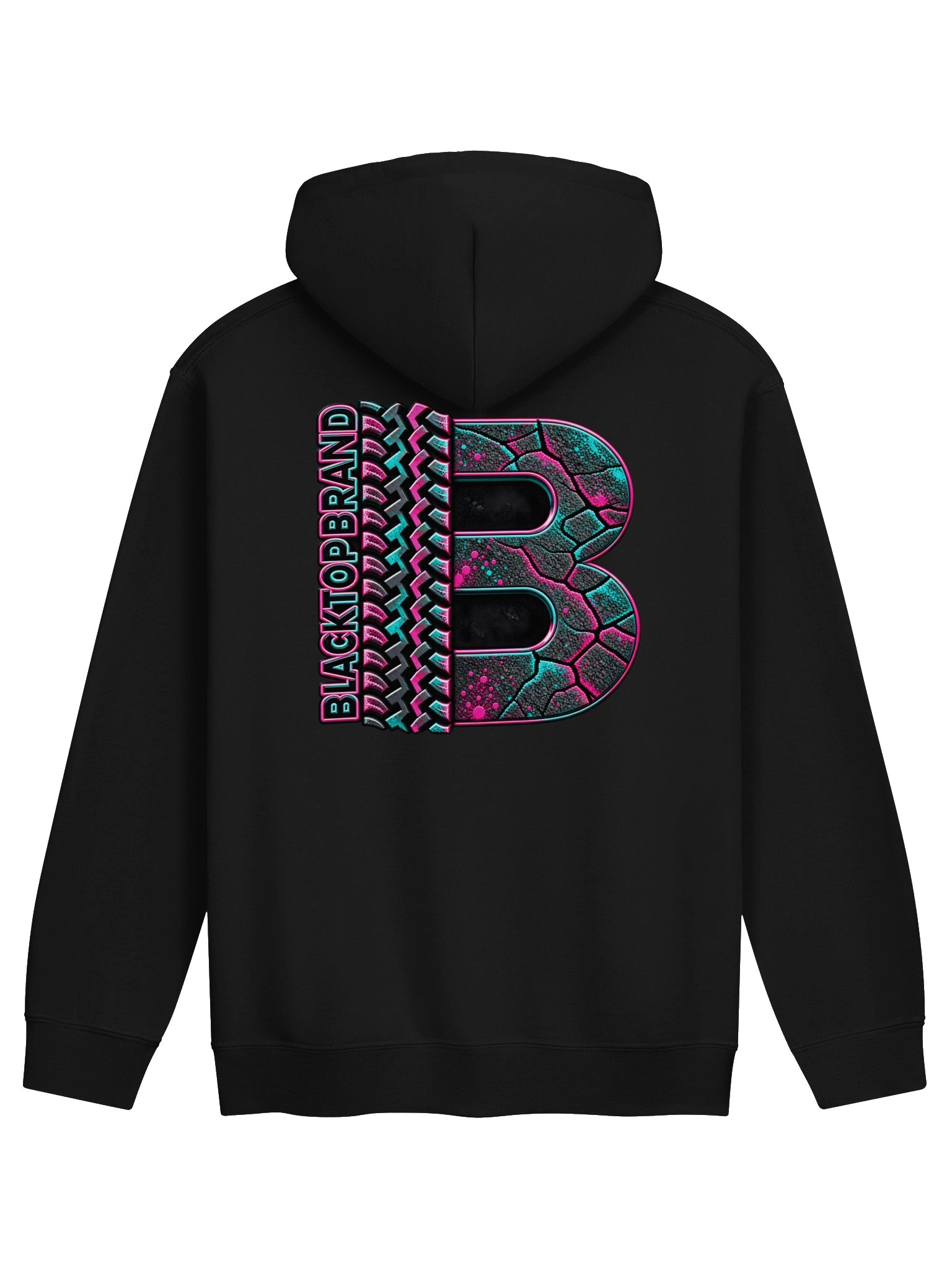 Blacktop Brand "Hoop All Day" Color Flash Hoodie product image (18)