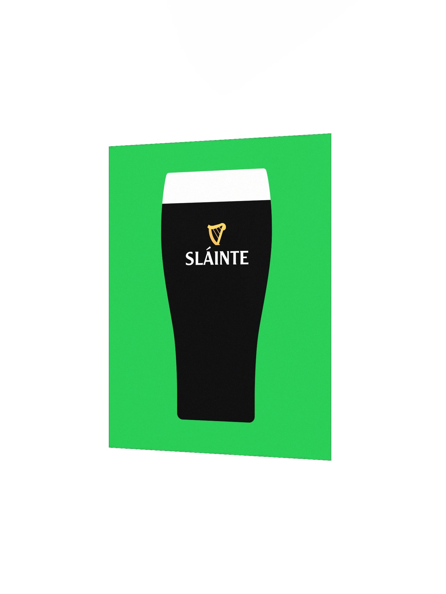 Sláinte - Pint of the Black Stuff | Enhanced Matte Paper Poster Print product image (1)