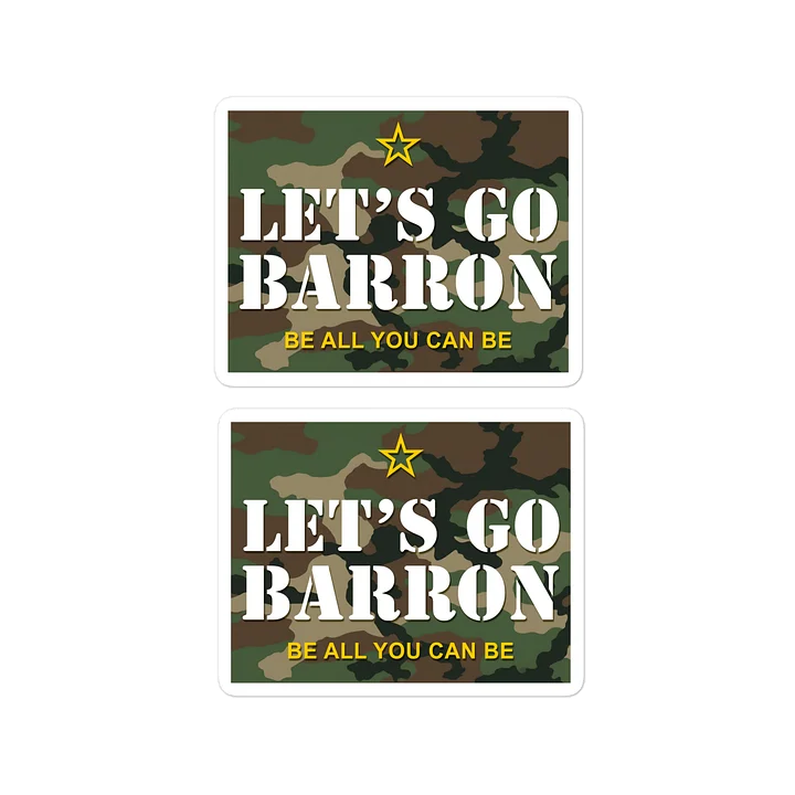 Let's Go Barron Cammo Decal product image (1)