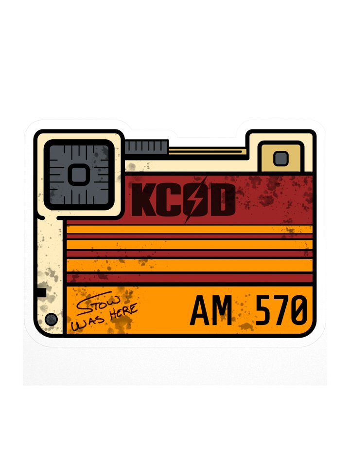 KCOD Wastes Holotape Sticker product image (1)