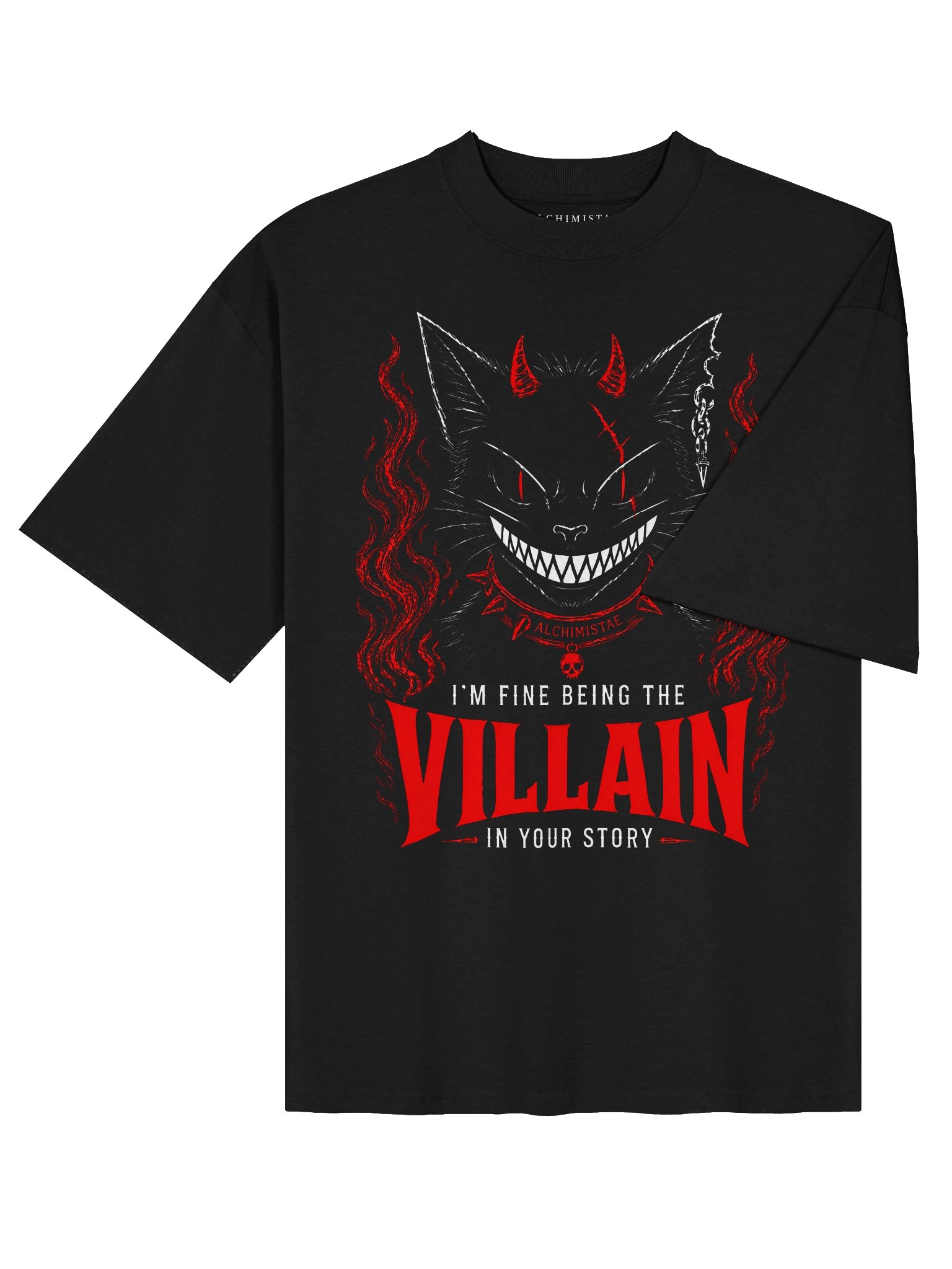 T-Shirt Unisex Oversize Coton Bio Poids Lourd – THE VILLAIN product image (10)