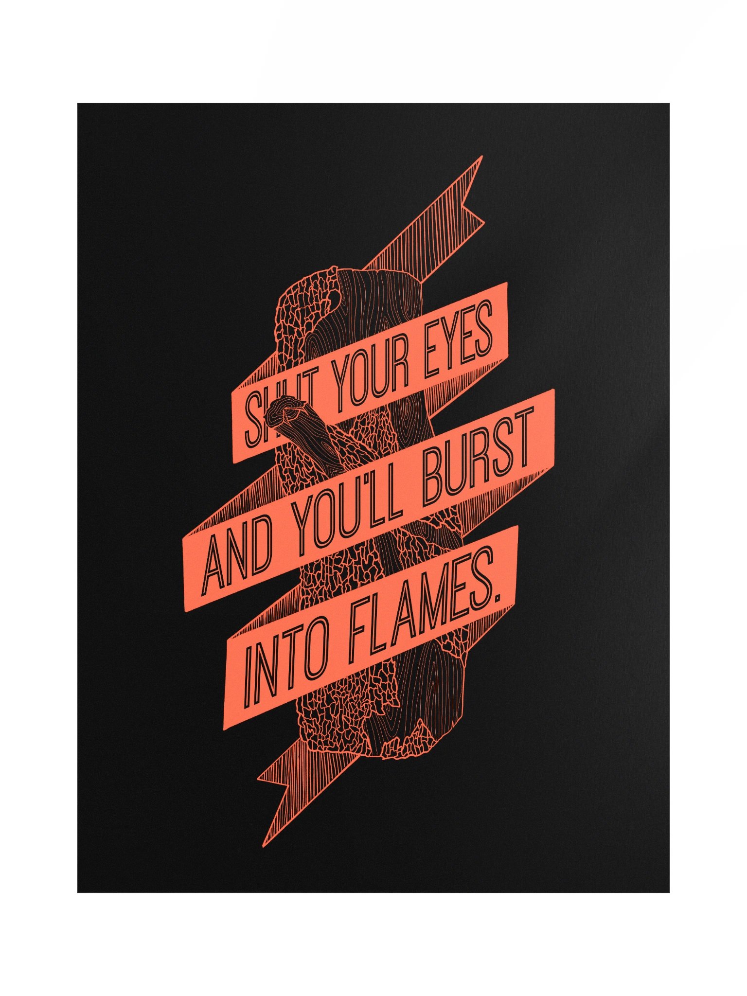 Into Flames Poster product image (1)