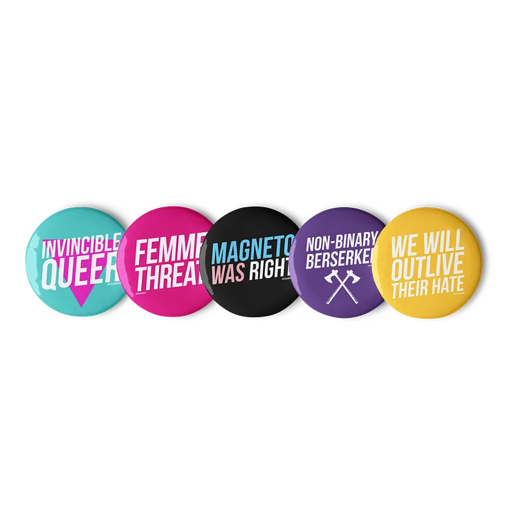 FUTILE DEVICE: LGBTQAI+ BUTTONS 2 product image (1)