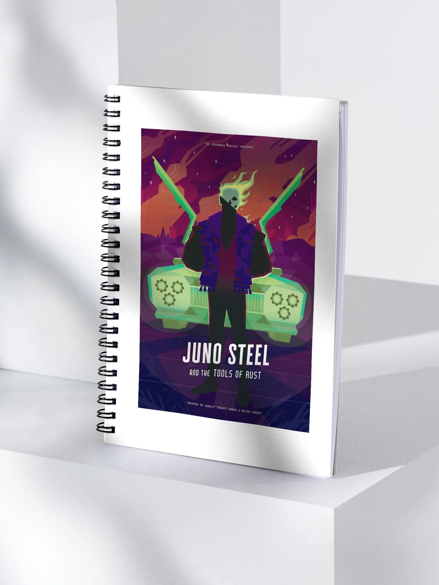 Juno Steel and the Tools of Rust Spiral Notebook product image (4)