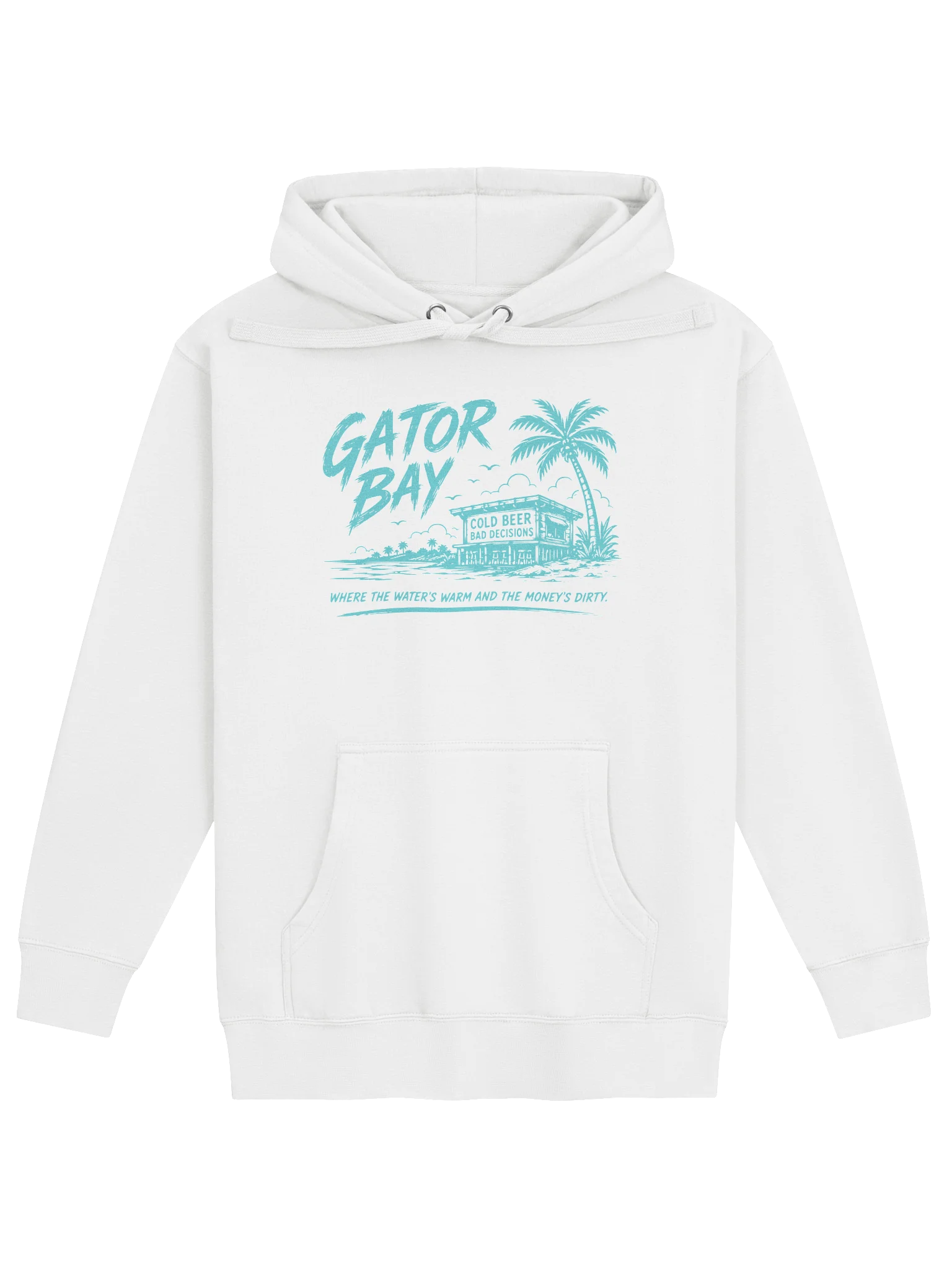 Gator Bay Cold Beer Bad Decisions Hoodie