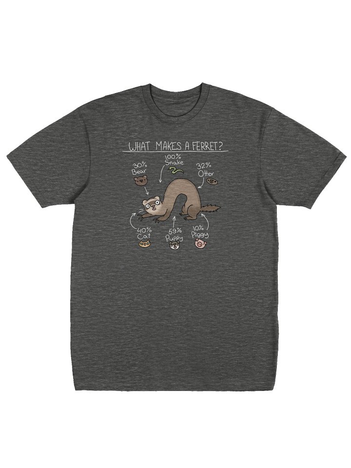 What Makes a Ferret Anatomy | T-Shirt product image (1)