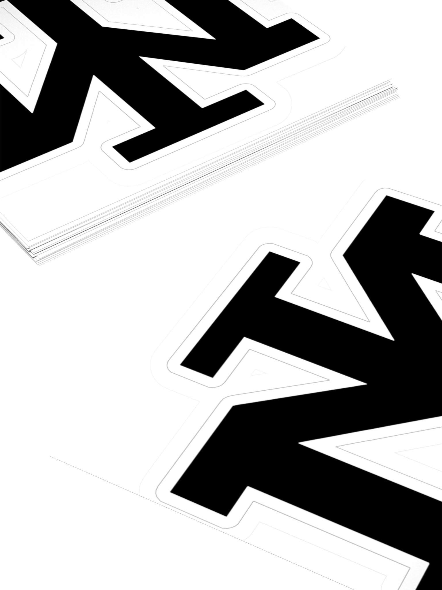 MI Monogram — Kiss-Cut Sticker product image (4)