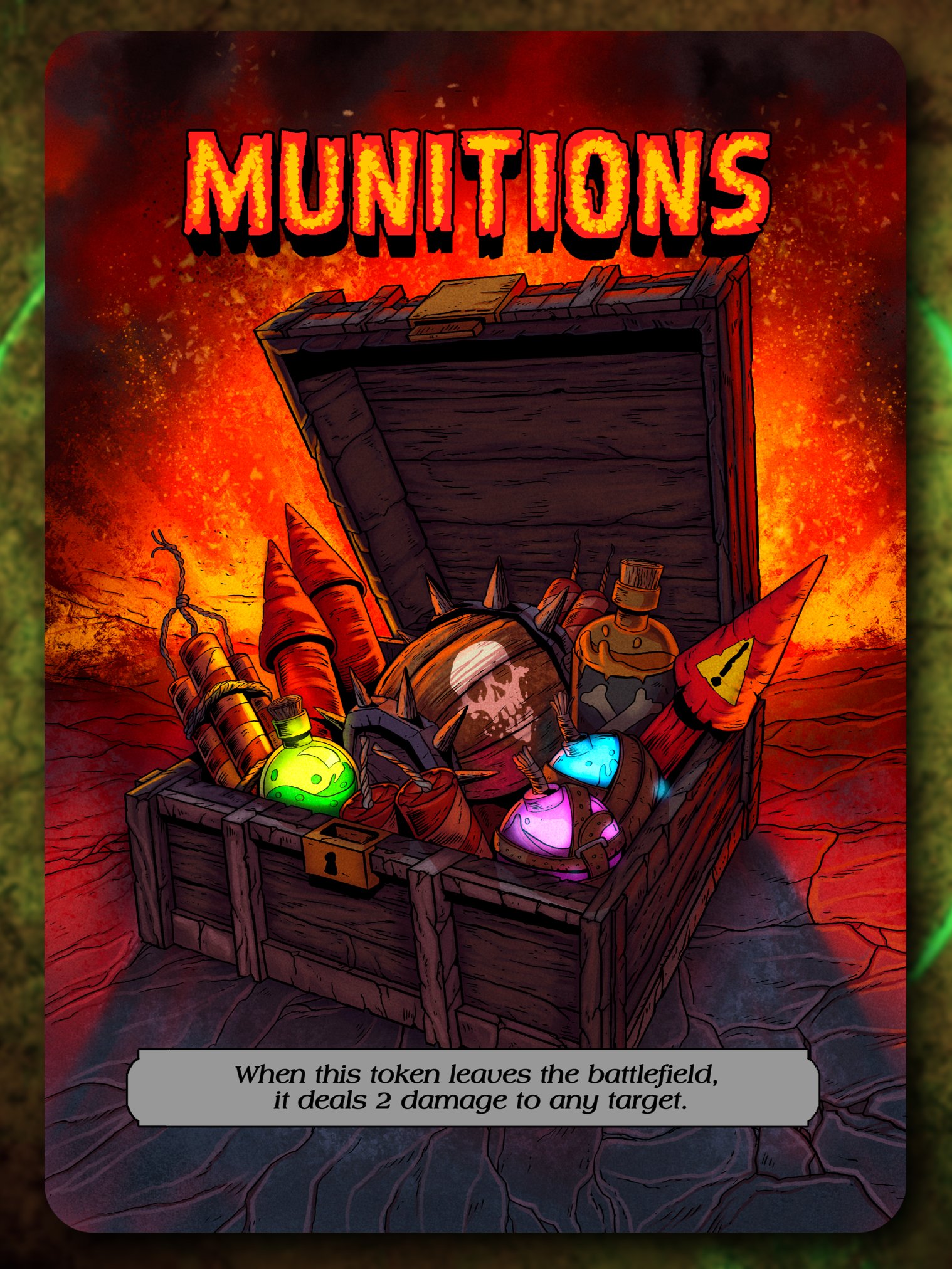 Munitions Full Art Token product image (1)