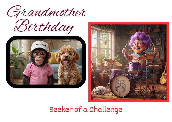 Seeker Of a Challenge: Grandmother Birthday product image (1)