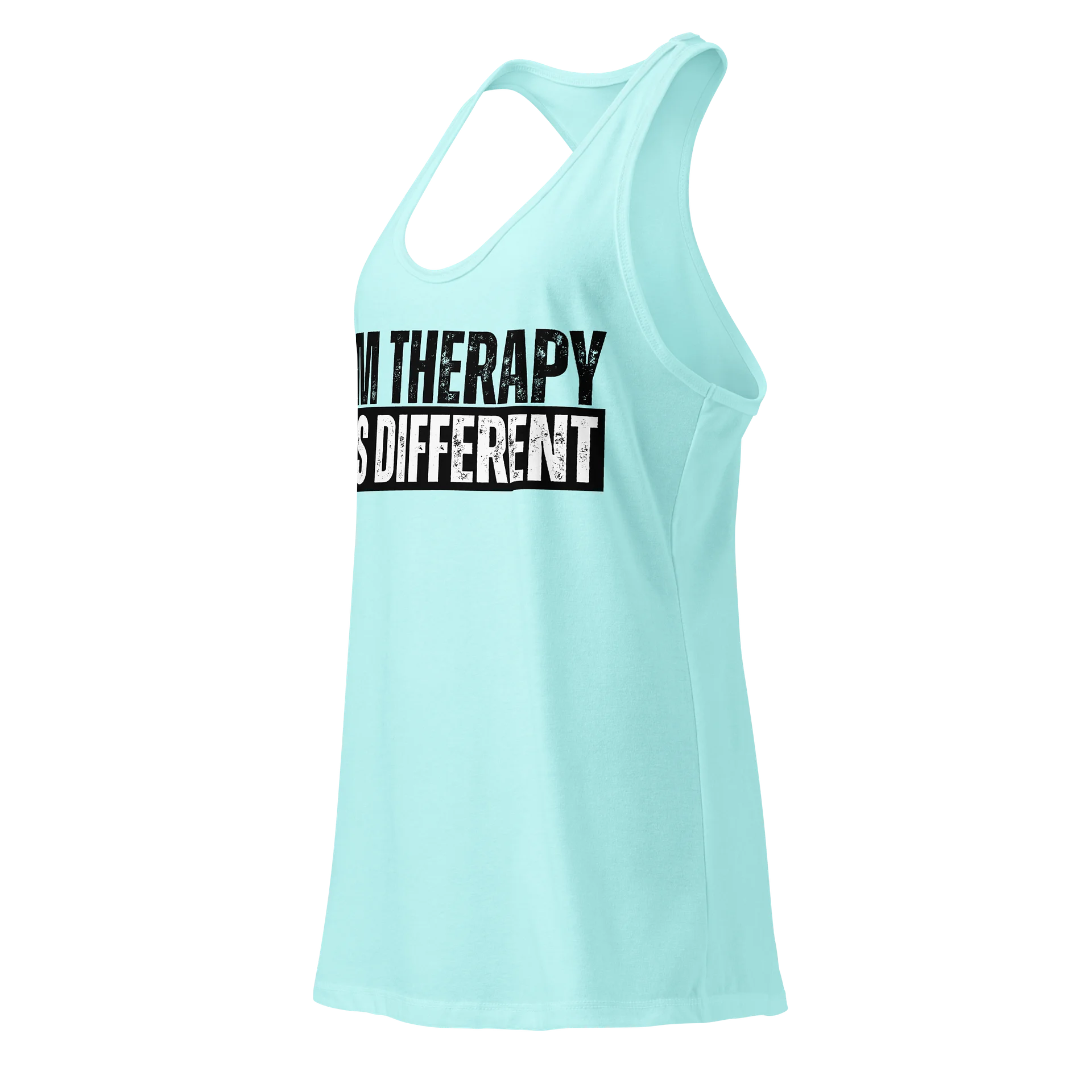 Gym Therapy Hits Different Women's Tank Top product image (4)
