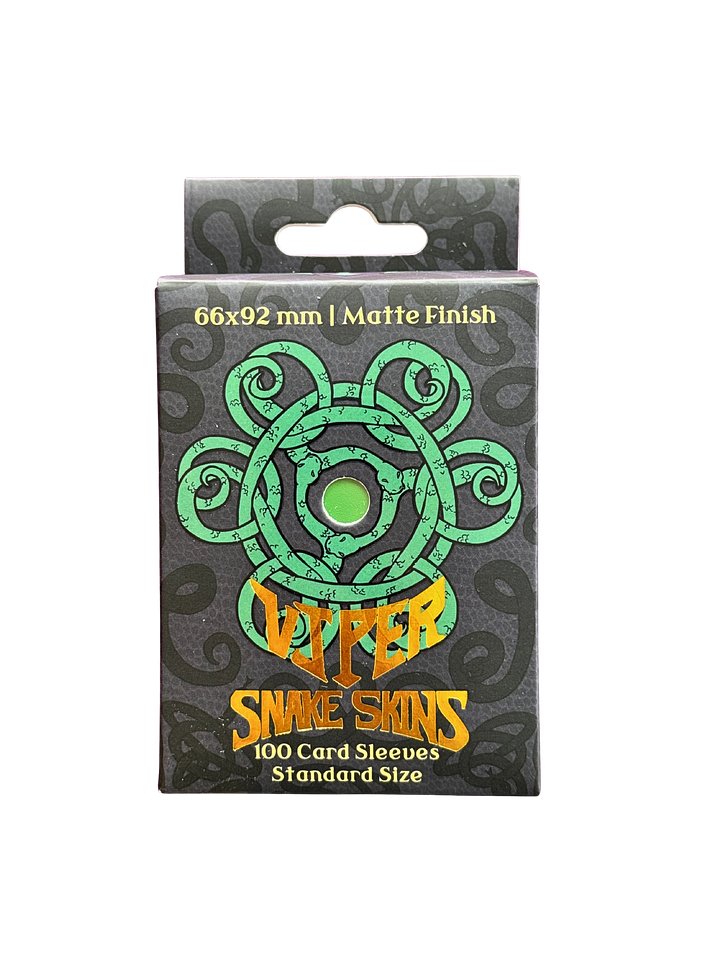 Viper Snakeskins Card Sleeves - Green product image (1)