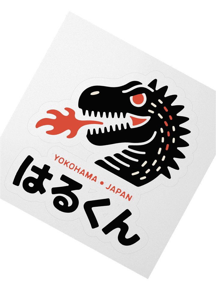 YOKOHAMA X JAPAN Dragon Kiss Cut Stickers product image (2)