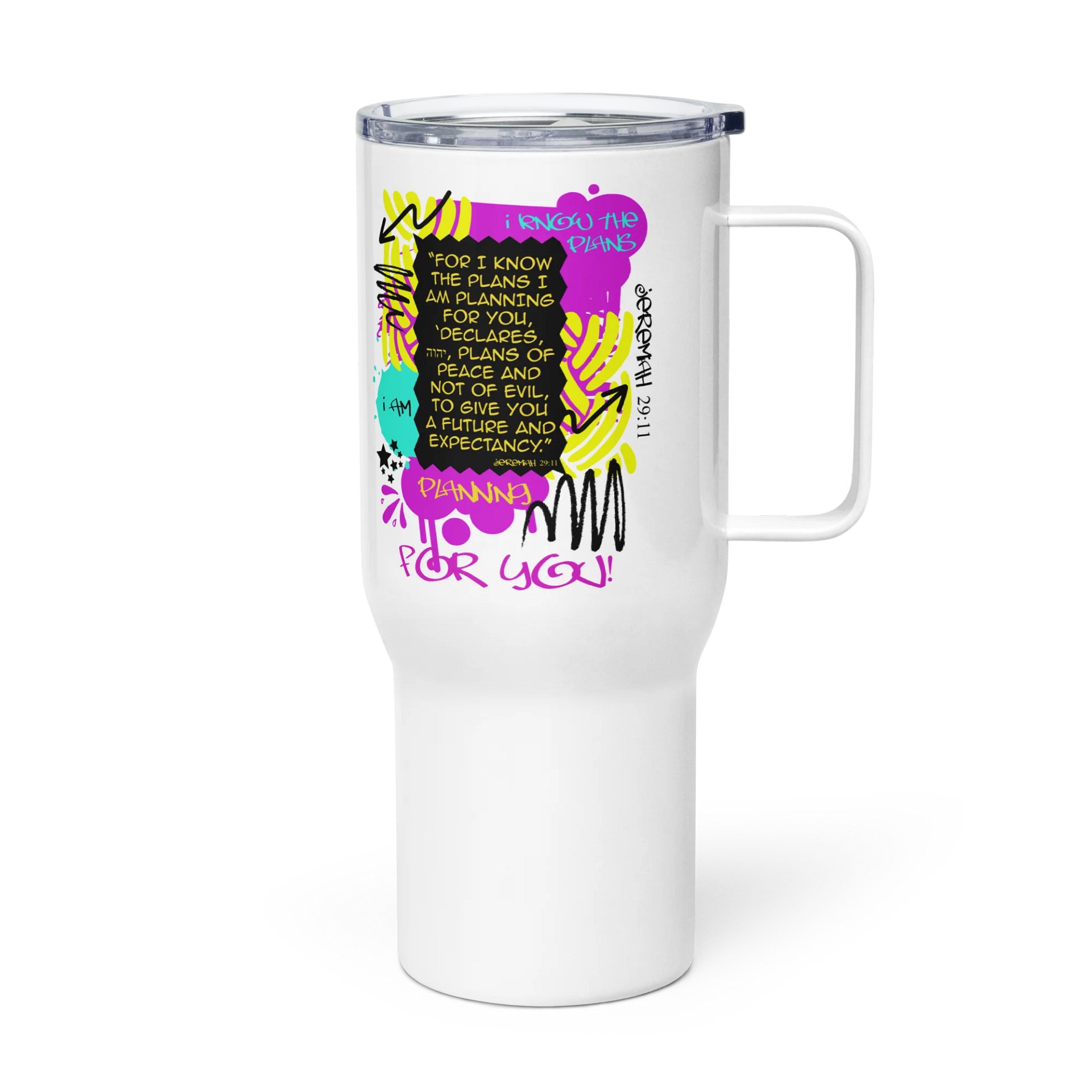 I KNOW THE PLANS STAINLESS STEEL TRAVEL MUG product image (4)
