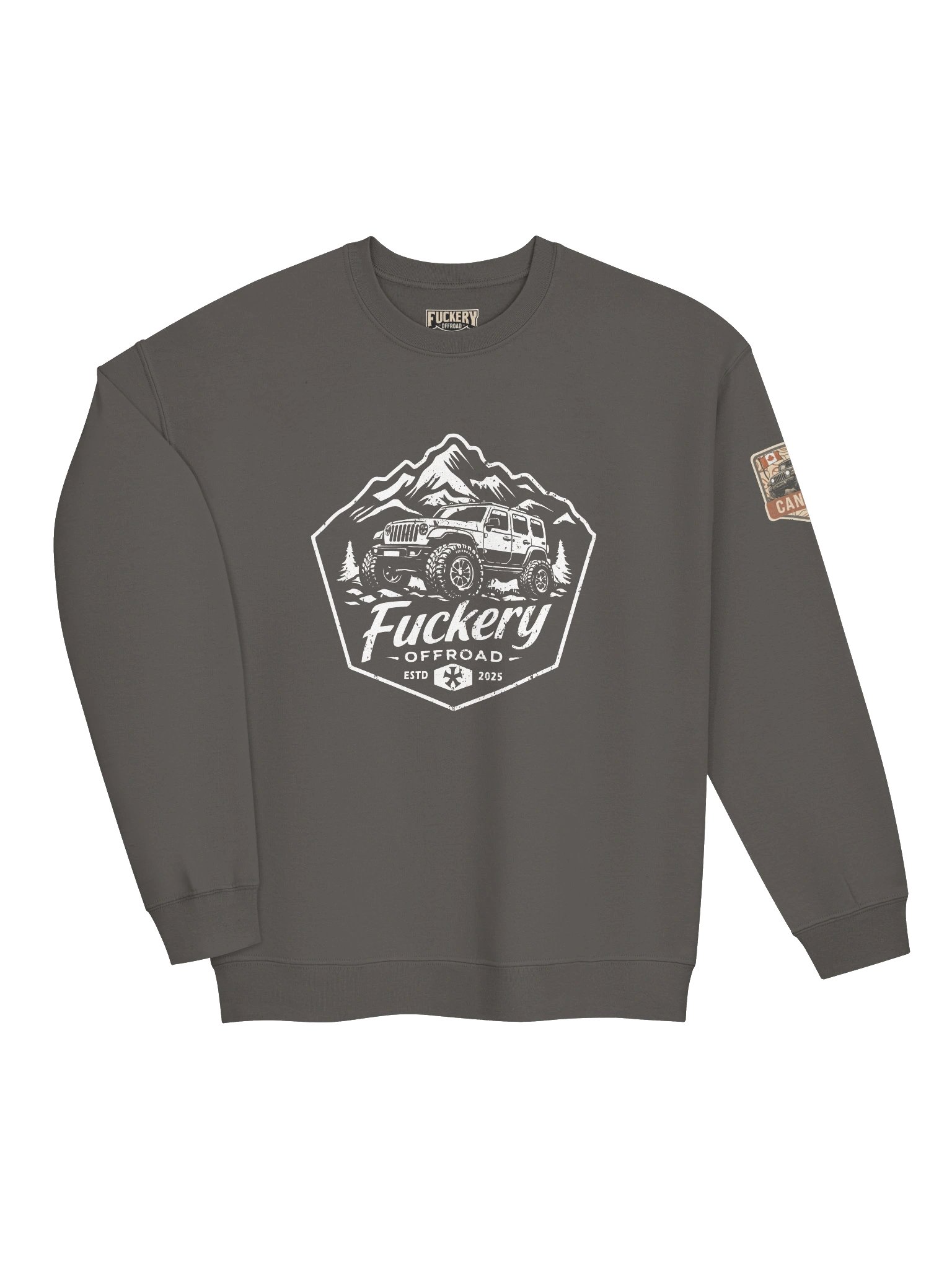 Unisex Sweatshirt with Fuckery Mountain Emblem product image (23)