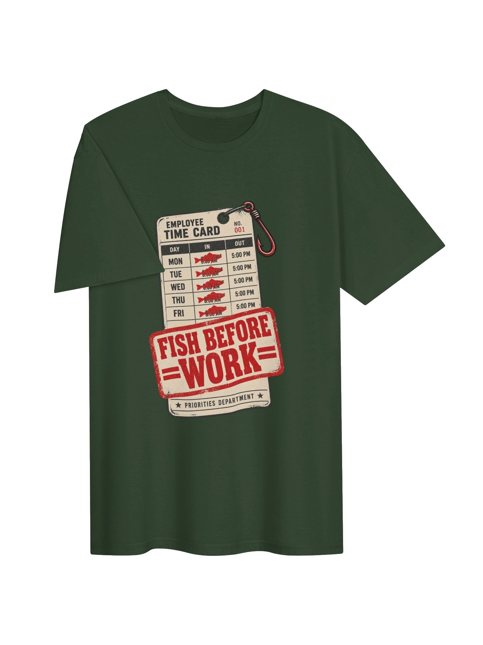 Fish Before Work T-shirt product image (53)