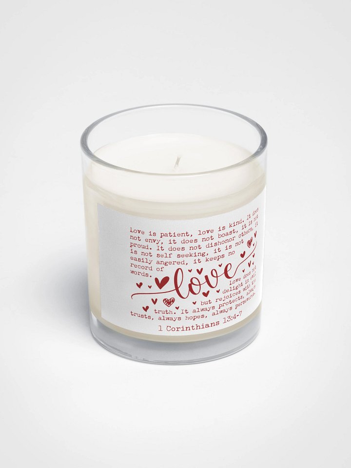 Love is Patient Candle Valentines Gift product image (2)