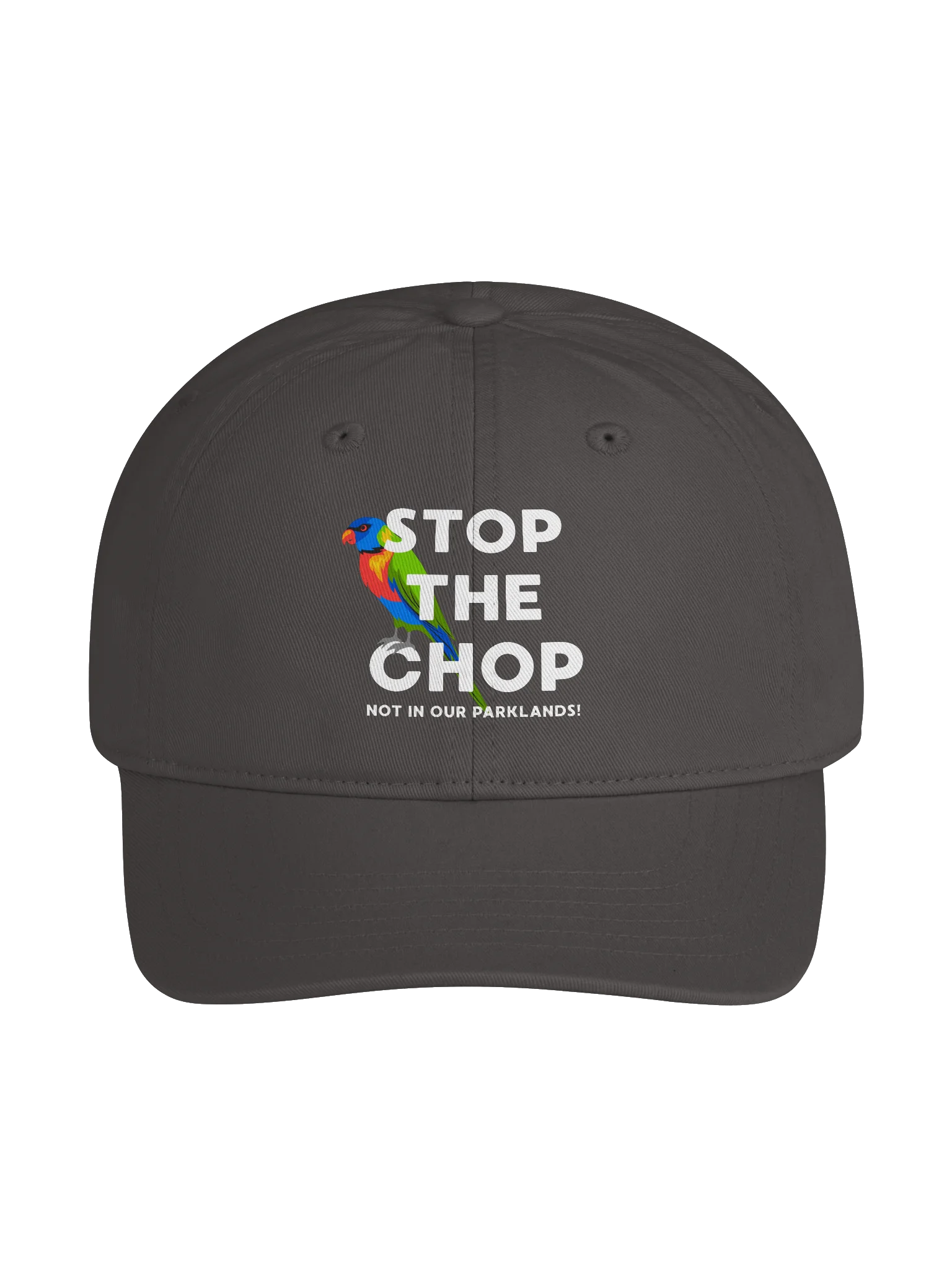STOP THE CHOP | Rainbow Lorikeet | Unisex | Organic Dad Hat product image (1)