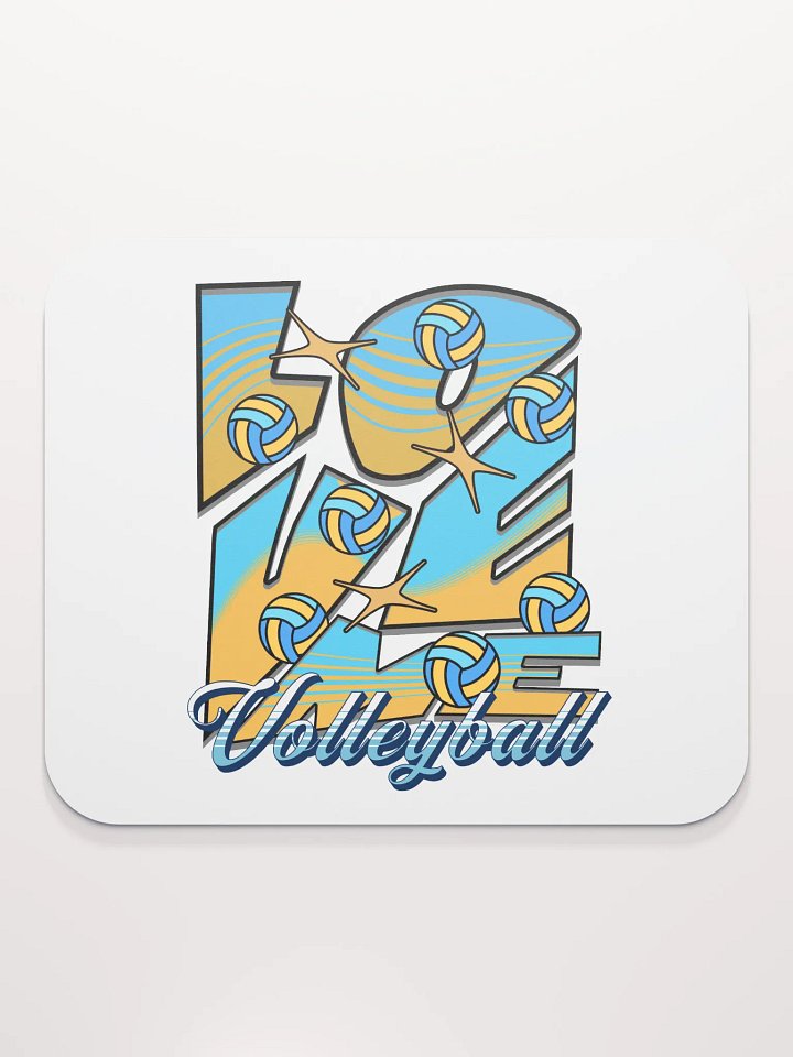 Love Me Volleyball Mouse Pad product image (1)