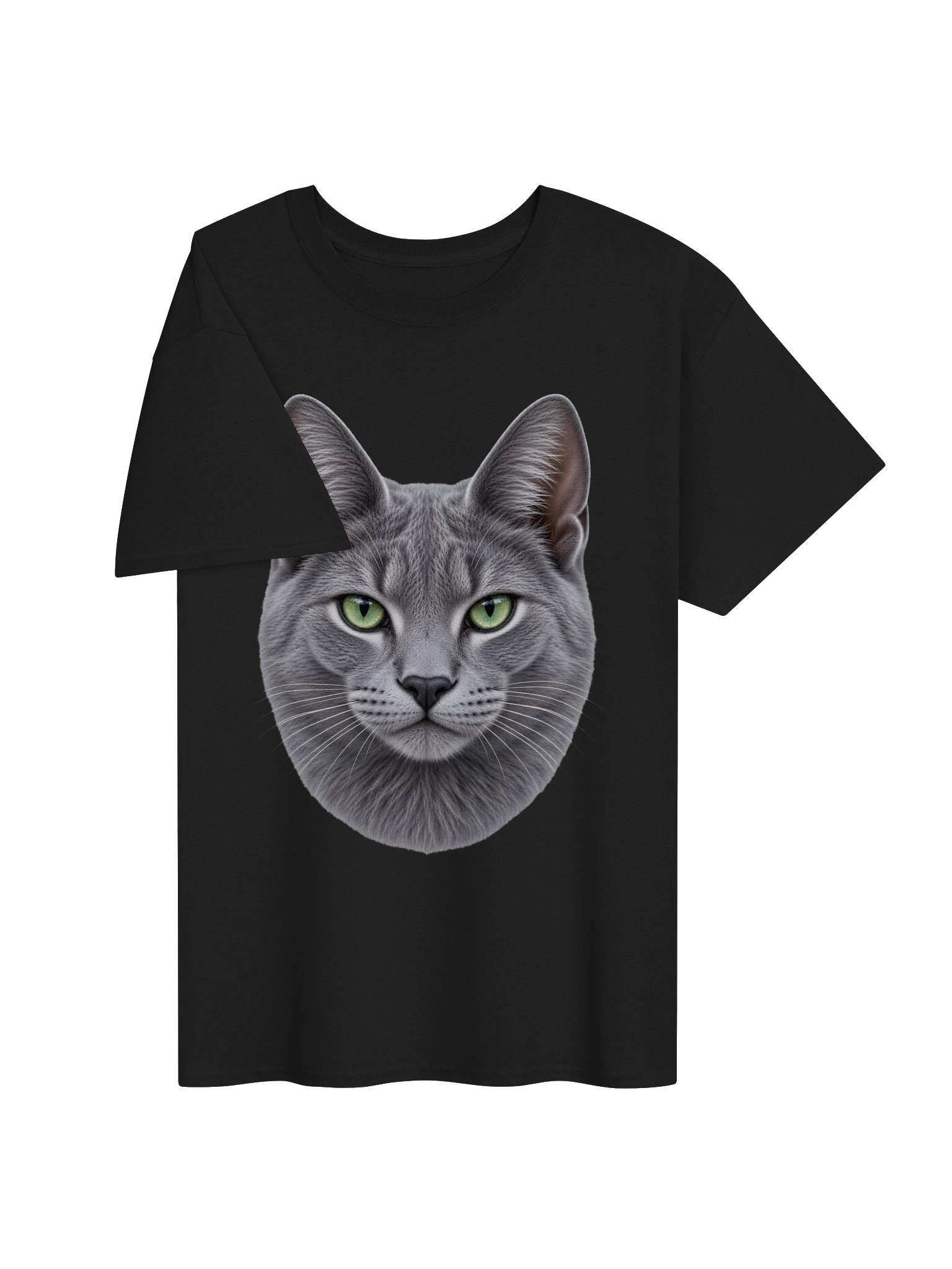 Cat - Russian Blue (Face) — Unisex Gildan Heavyweight 100% Cotton T-Shirt product image (25)