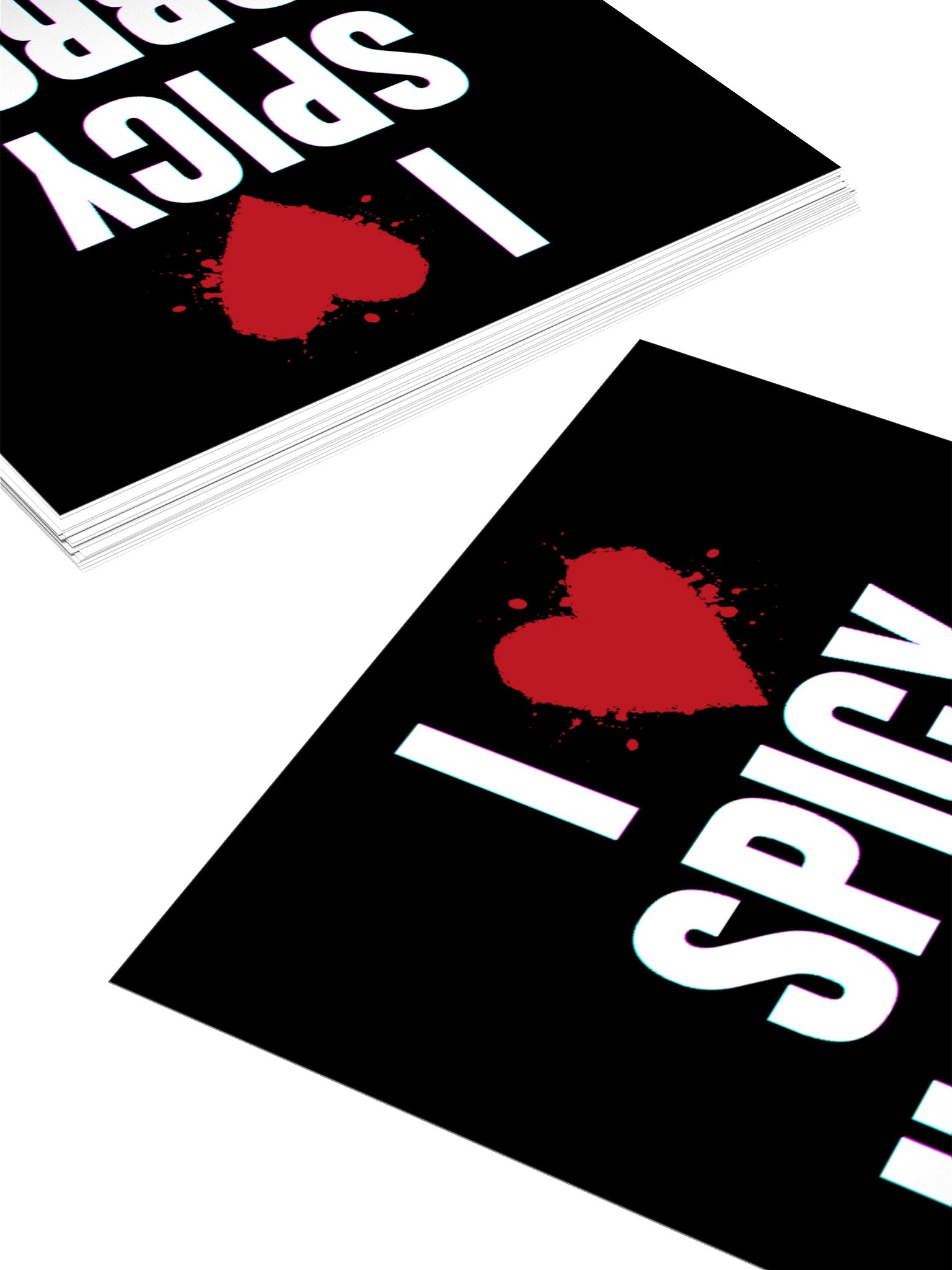 I love Spicy Horror Sticker product image (4)