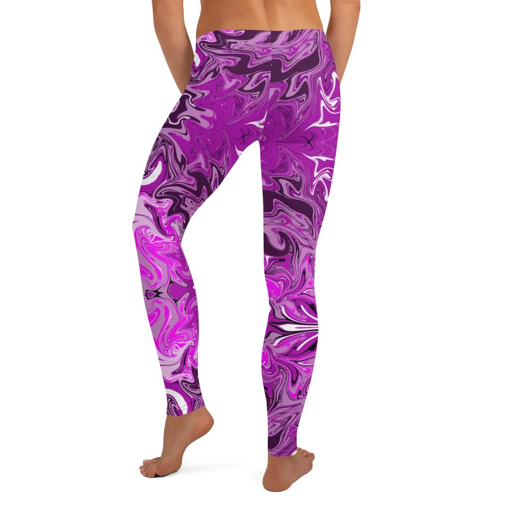 Pink Swirl All-Over Leggings product image (9)