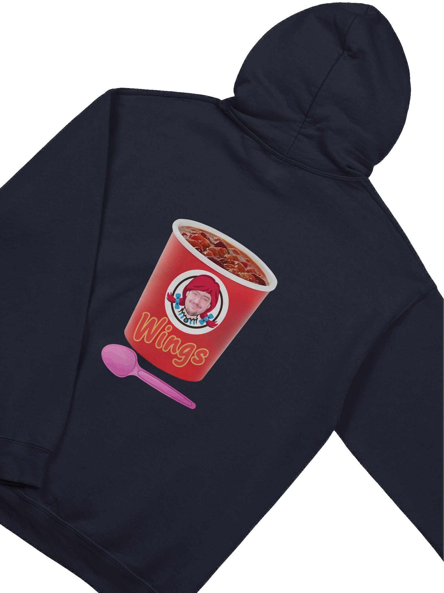 [WOR Shop] Wings Chili Cup - Unisex Pullover Hoodie [white logo] product image (12)
